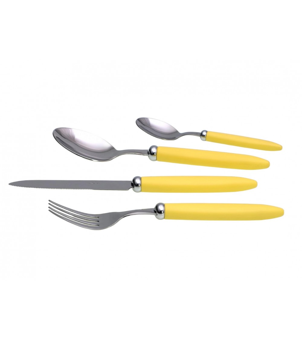 Lucy Modern Colored Cutlery - Rivadossi Sandro - Set 24 Pieces -