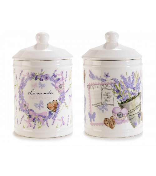 Lot de 2 Pots de Cuisine - Lavande -