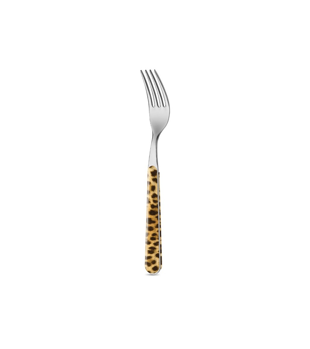 Neva Creative Cutlery - Fourchette de table Animalier imprimé léopard -