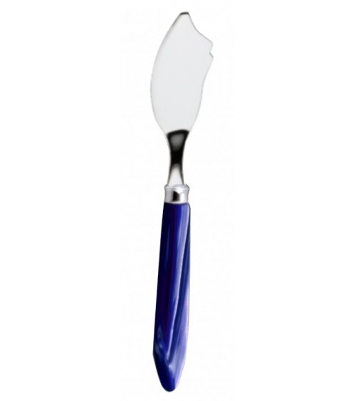 Couteau à poisson - Agata - Couverts modernes en nacre Rivadossi Sandro - couleur manche bleu