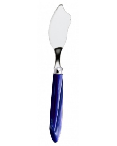 Couteau à poisson - Agata - Couverts modernes en nacre Rivadossi Sandro - couleur manche bleu