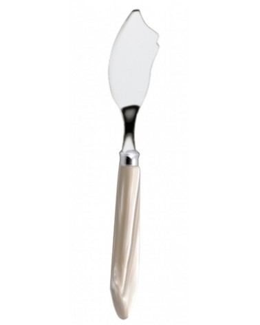 Fischmesser - Agata - Modernes Perlmuttbesteck Rivadossi Sandro - Grifffarbe Elfenbein