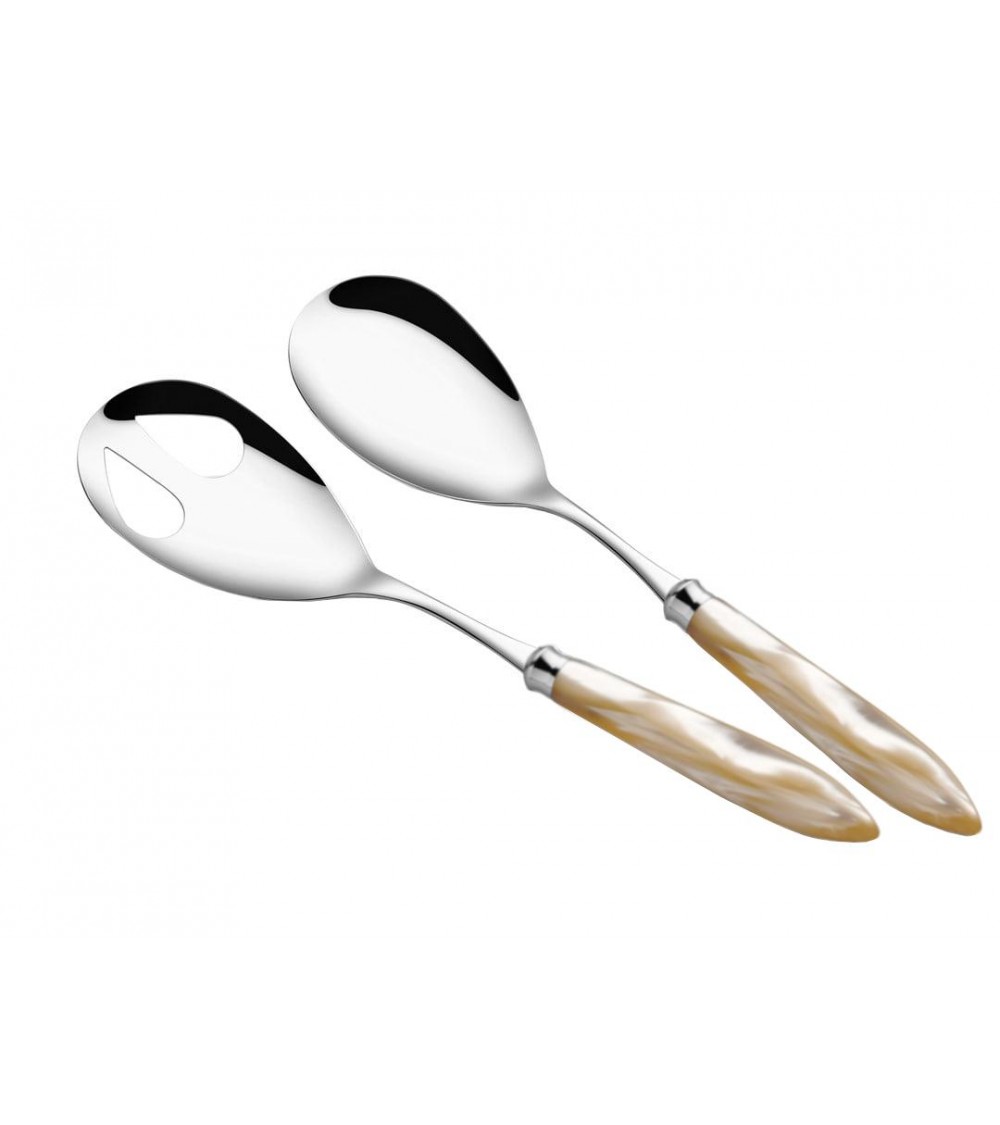 Couverts à Salade 2pcs - Agata - Couverts Modernes en Nacre Rivadossi Sandro -