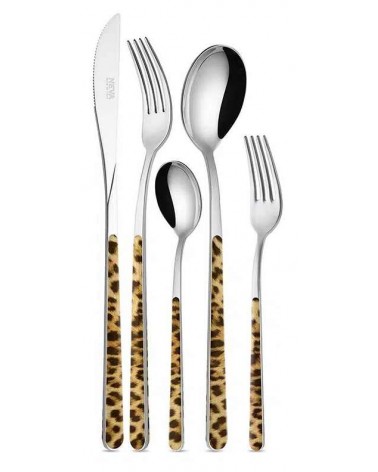 Neva Posateria Creativa - Posate Moderne - ASIA ANIMALIER - LEOPARDATO