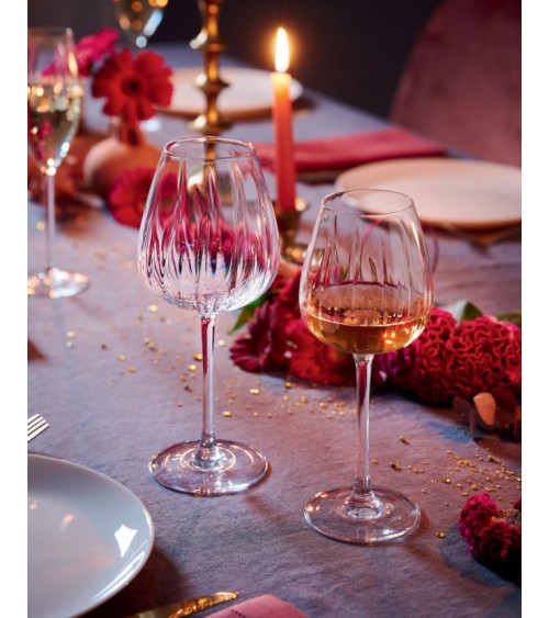 Goblet 35CL SWIRLY - Set 4Pcs - Crystalline Glass - Cristal d'Arques -  - 883314943535