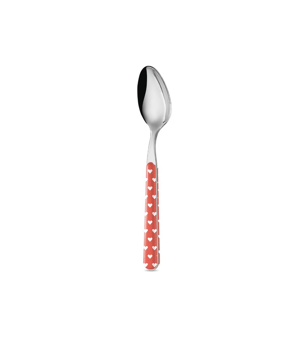 Fruit Spoon Heart Decor - Neva Posateria Creativa - coral