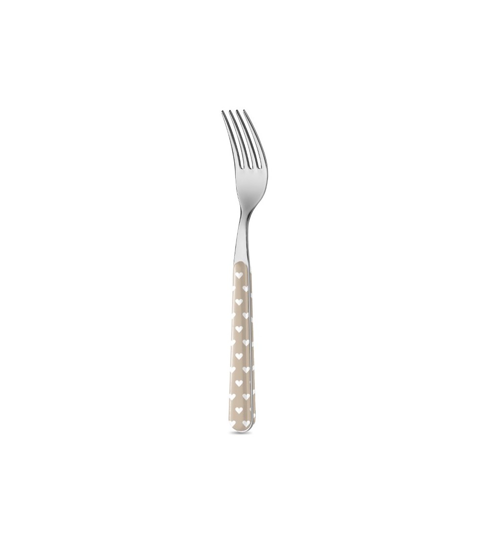 Neva Creative Cutlery – Little Hearts – Tafelgabel – Taubengrau