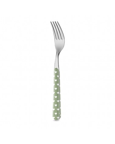Neva Creative Cutlery – Little Hearts – Tafelgabel – Salbeigrün