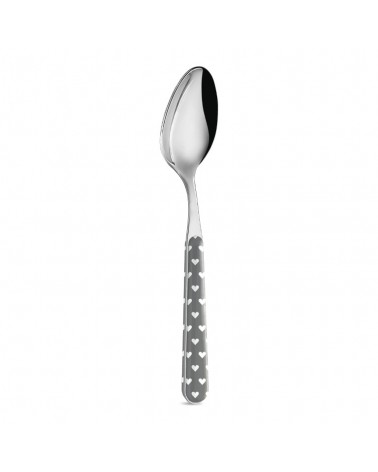 Neva Posateria Creativa - Cuoricini - Cucchiaio Tavola - GRIGIO
