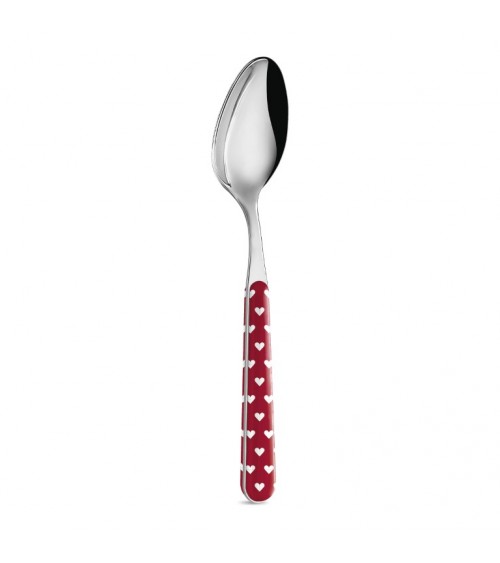 Neva Creative Cutlery - Little Hearts - Cuillère de table - rouge