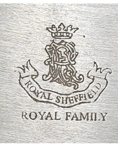 Runde Unterarbeiten in Sheffield Silver English Style - Made in Italien -