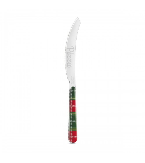 Pizzamesser - Weihnachts-Tartan-Besteck - Neva Posateria Creativa -