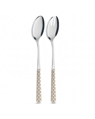 Set mit 2 Salatstücken - Pois-Besteck - Neva Posateria Creativa -