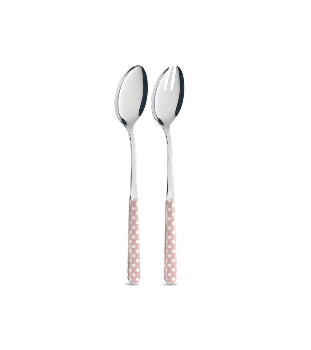 Set mit 2 Salatstücken - Pois-Besteck - Neva Posateria Creativa -