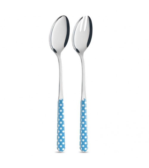 Coffret de 2 Pièces à Salade - Couverts Pois - Neva Posateria Creativa -