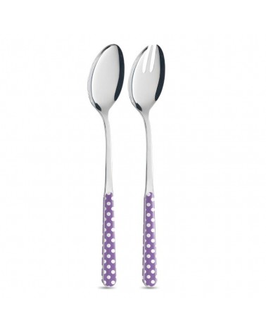 Set mit 2 Salatstücken - Pois-Besteck - Neva Posateria Creativa -