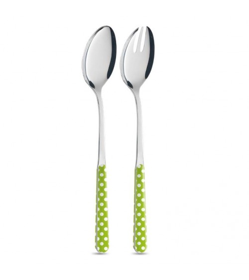 Set mit 2 Salatstücken - Pois-Besteck - Neva Posateria Creativa -