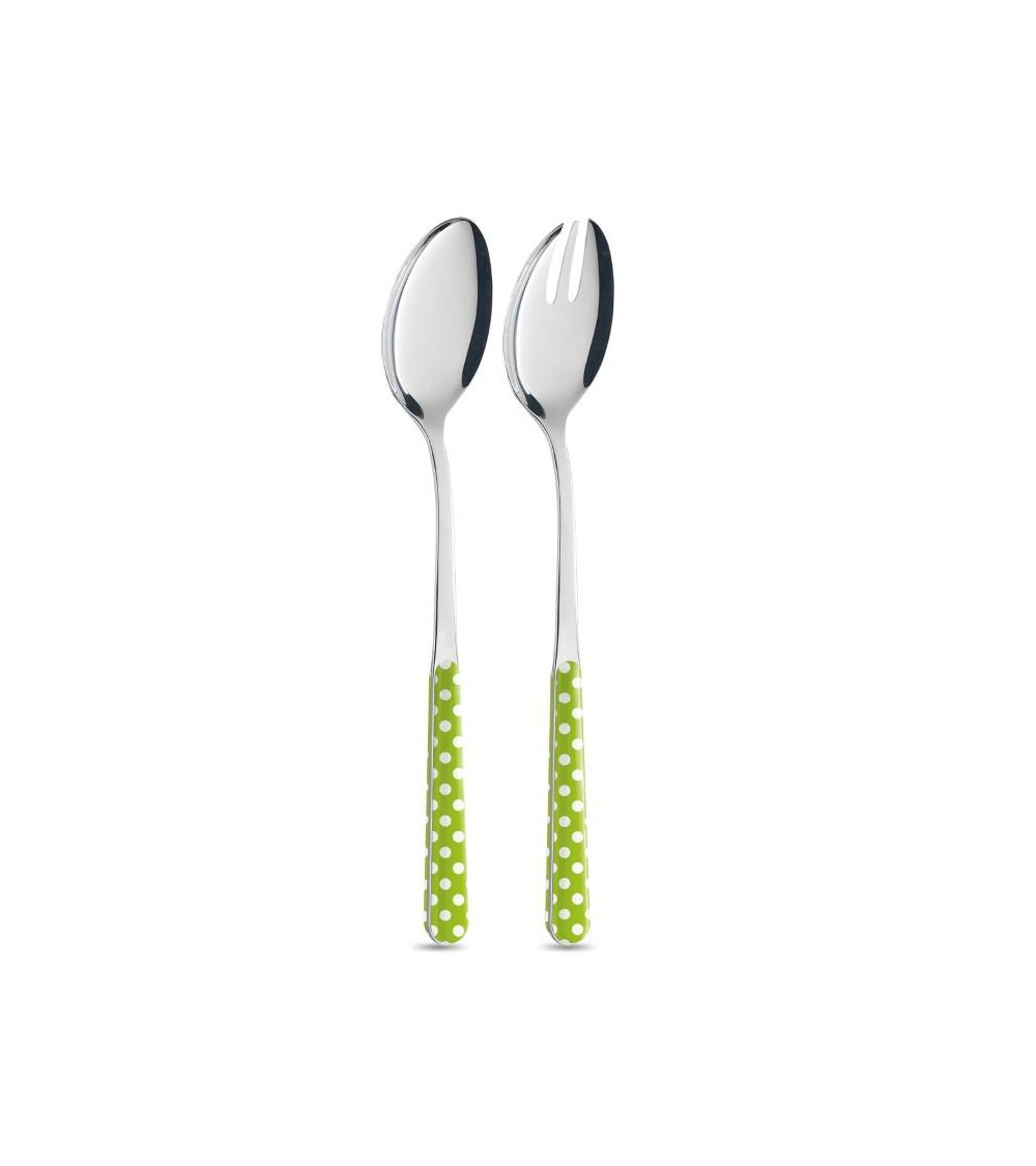Coffret de 2 Pièces à Salade - Couverts Pois - Neva Posateria Creativa -