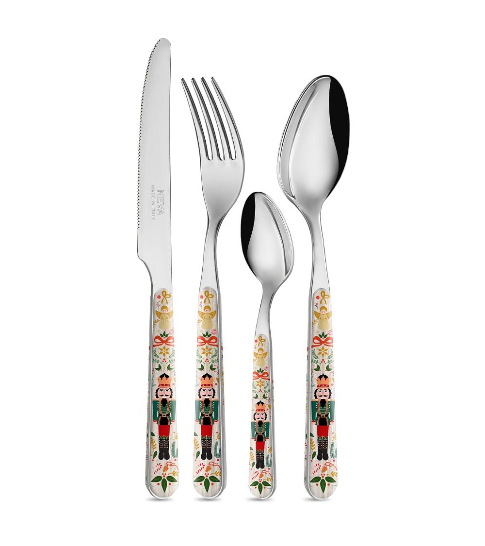 Posate Natale : Schiaccianoci - Neva Posateria Creativa - Set 24 pezzi per sei persone