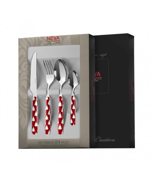 Posate Natalizie Alberi - Neva Posateria Creativa - 