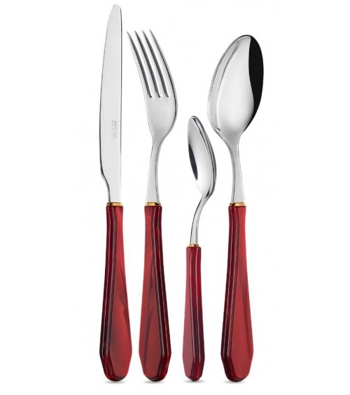 Set 24-teiliges Besteck Venedig Goldring - Neva Posateria Creativa -