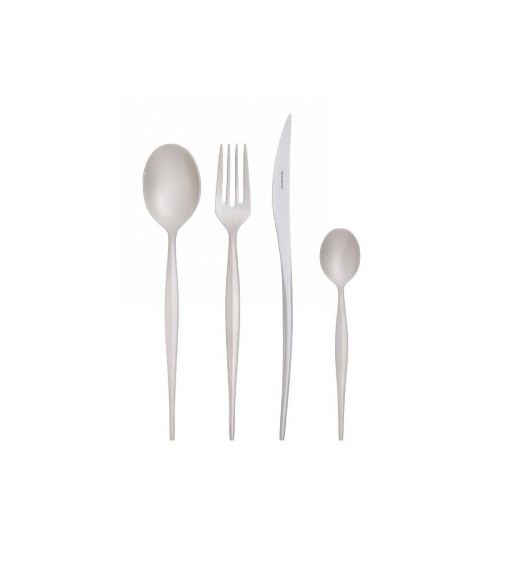 Couverts Modernes en Acier Inoxydable - Natura Sablé - Casa Bugatti -