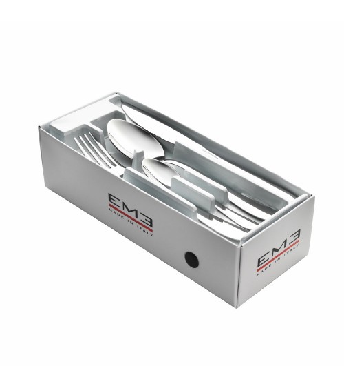 Couverts Eme : Couverts en acier inoxydable - Alfa - Sans nickel - EMBALLAGE GAIN DE PLACE