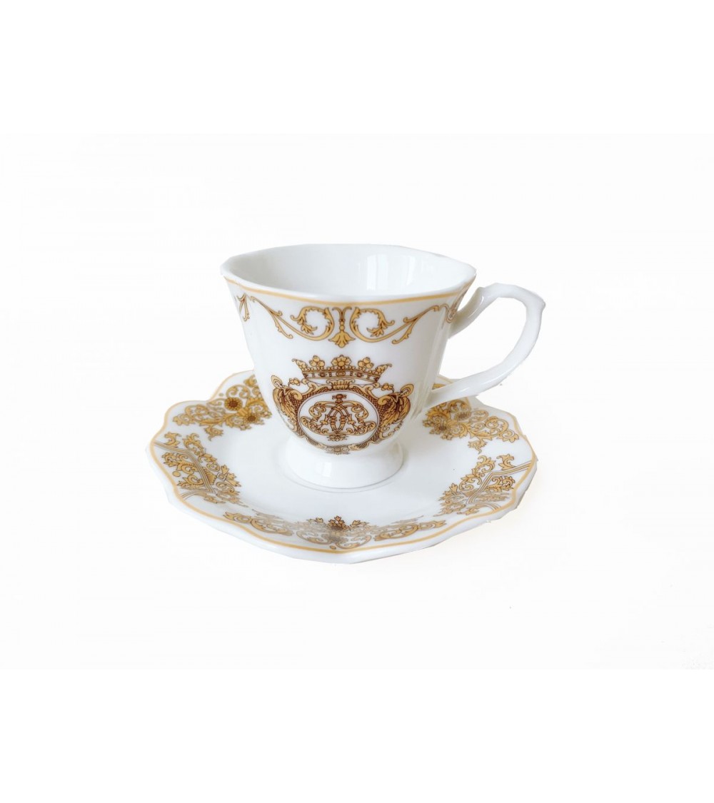 Service 6 PCs High Porzellan Kaffeetassen - Blanche Royal -
