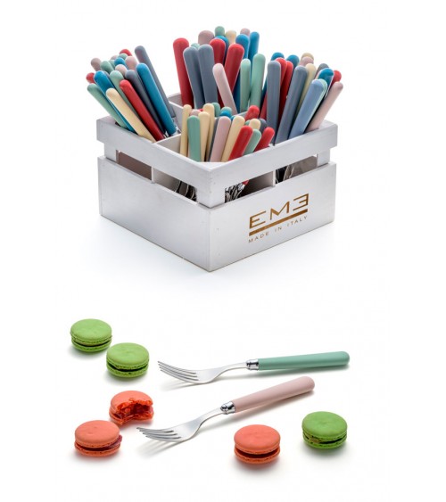 Eme Posaterie - Set 24 Pezzi Posate Macaron - 