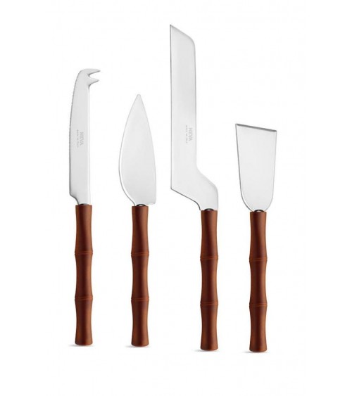 Set von 4 PCs Bildungsmesser - Neva Creative Besteck - Marrone