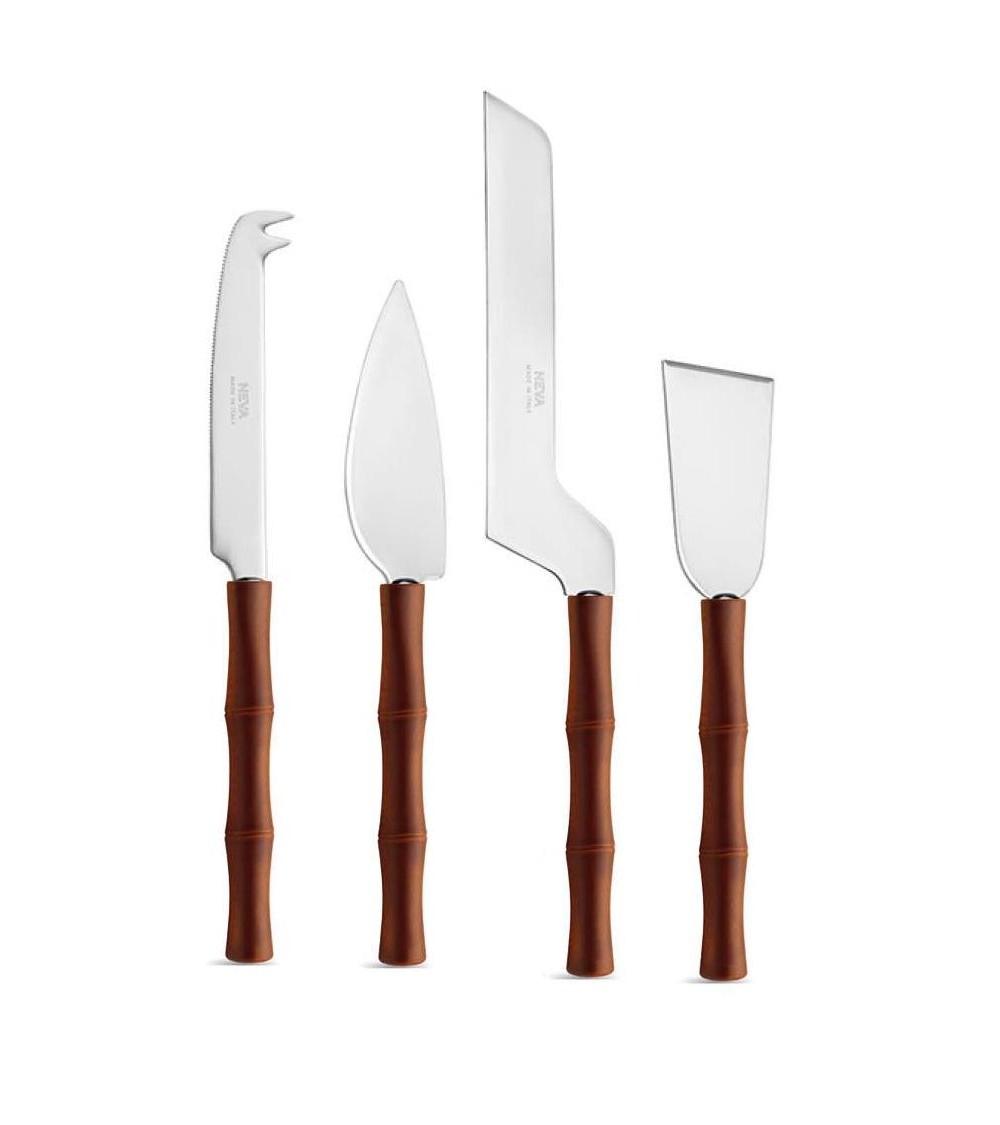 Ensemble de 4 couteaux de formage PCS - Neva Creative Cutlery - Marrone