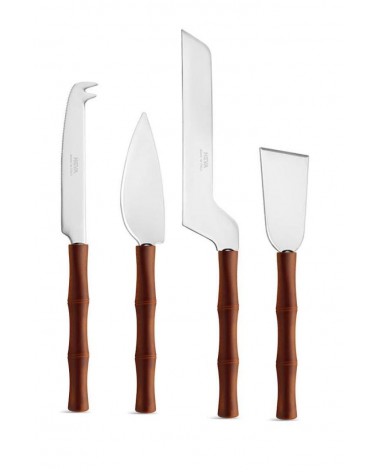Set von 4 PCs Bildungsmesser - Neva Creative Besteck - Marrone