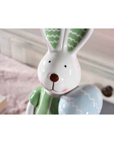 Set 2 pcs with lucid ceramic eggs -