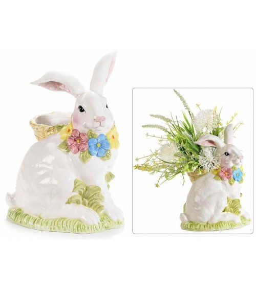 Bunny du support en céramique coloré -