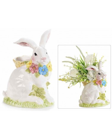 Bunny du support en céramique coloré -