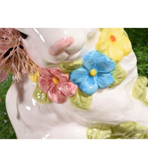 Farbiger Keramikhalter Bunny -