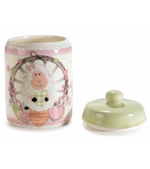 Set 2 PCs Keramik Küchengläser Dekoration Pasquale Pecorella -