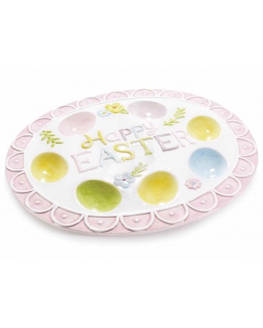 «Happy Eastter» Plat de support en céramique - - -