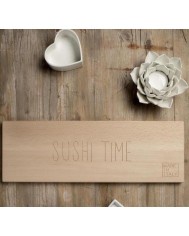 "Time de sushi" Beech Bown Board - Élégance naturelle pour votre table -