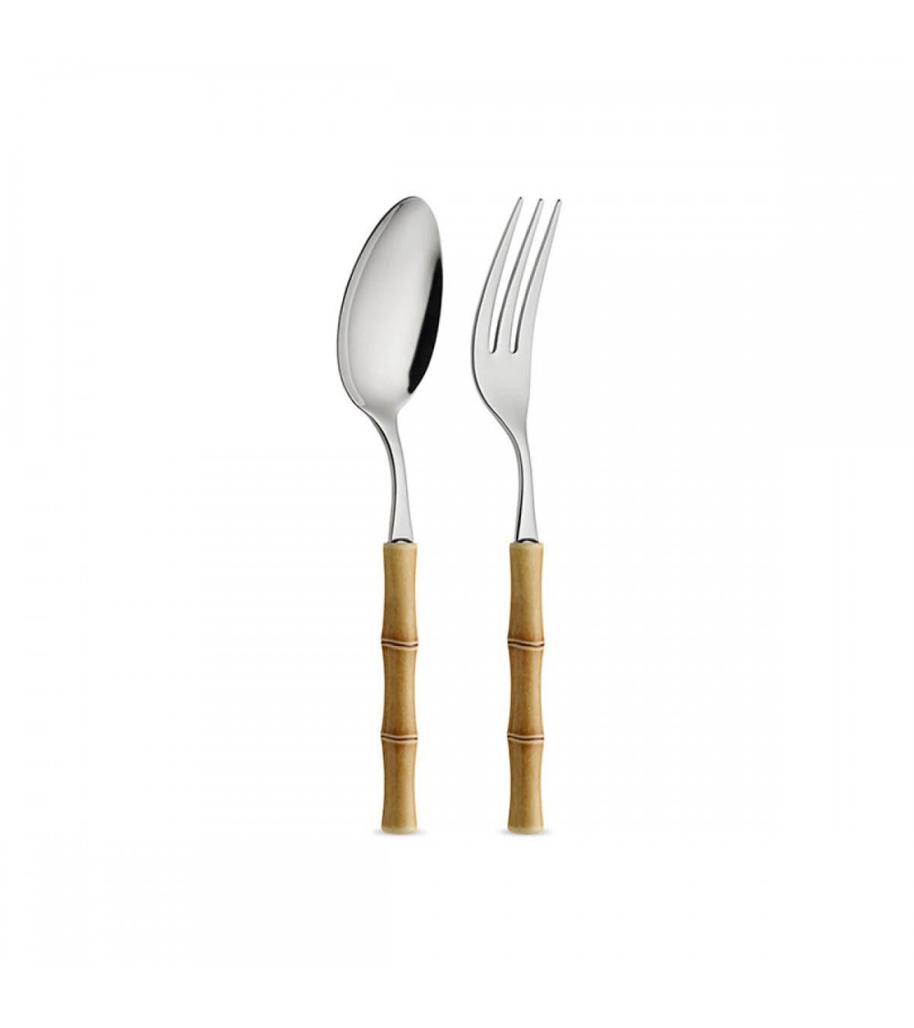 Bamboo -Set 2 PCs zum Servieren - Neva Creative Besteck - natürlich
