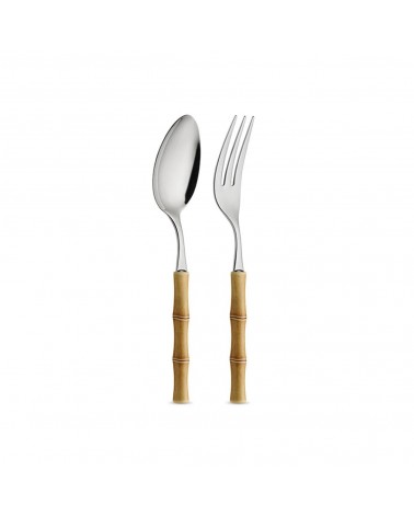 Bamboo Set 2 Pz a Servire - Neva Posateria Creativa - naturale