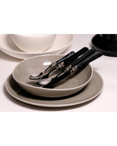 Set 24pz Elena Posate Madreperlate Rivadossi Sandro - nero