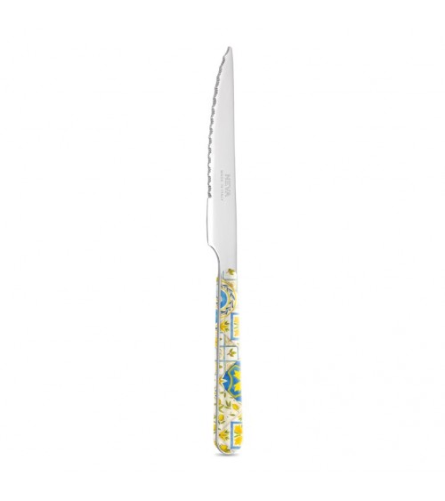 Coltello - Maiolica Sicilia - Neva Posateria Creativa - 