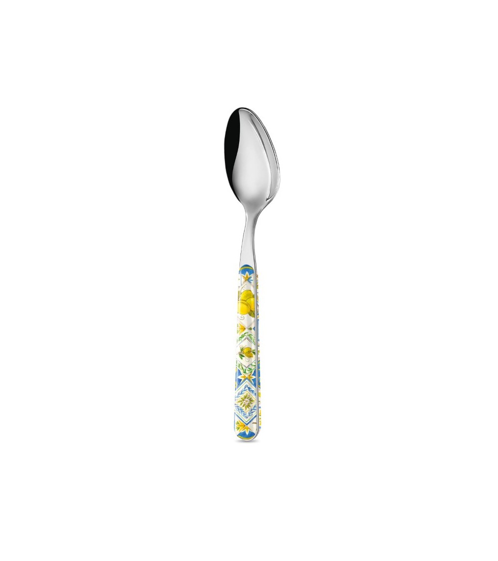 Cucchiaio Maiolica Sicilia - Neva Posateria Creativa - 