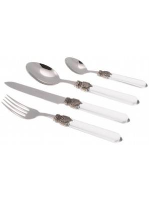 Rivadossi Farbiges Besteck - Venedig Set 24tlg - Transparent -