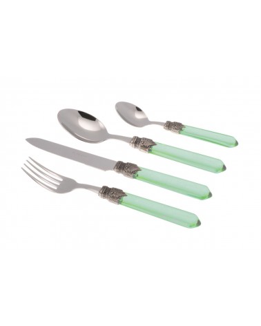 Rivadossi Farbiges Besteck - Venedig Set 24tlg - Transparent - 