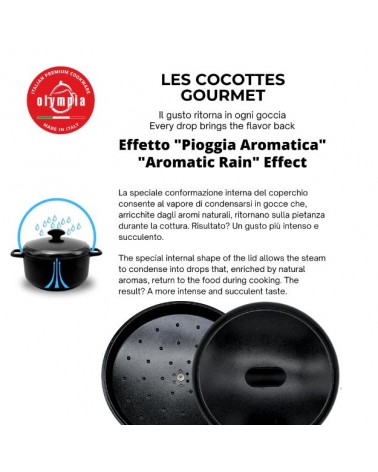 Les Cocottes: Batteria 5pz Pentole Premium Induzione Antiaderenti Made in Italy -  - 