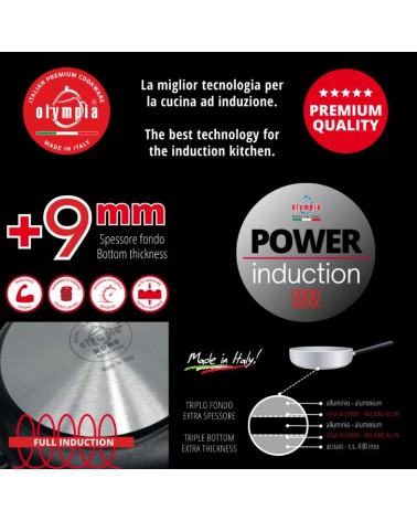 Cocotte Aluminium Induction "Les Cocottes Gourmet" d'Olympia - 