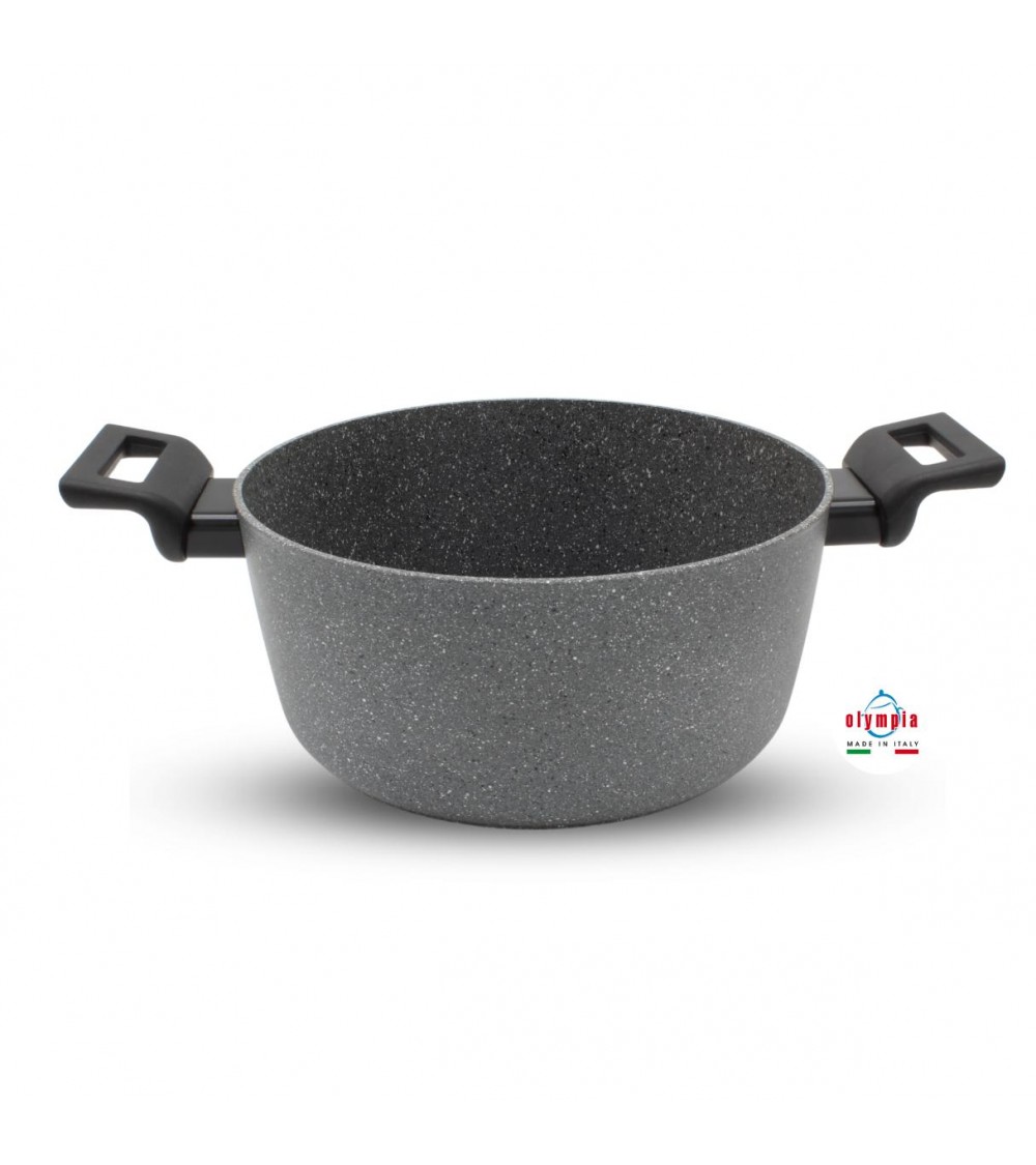 Casseruola Alluminio Antiaderente 24 cm - Olympia Induzione e Gas -