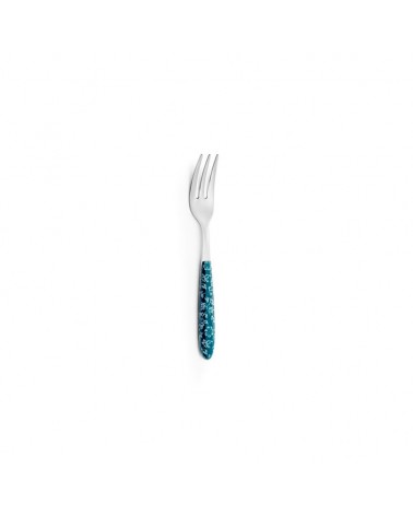 Forchettina Dolce Vero Flowers Blu - Eme Posateria - 
